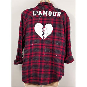 NWT Rails L'amour Lamore Flannel Size Medium